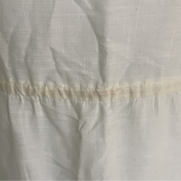 Vintage Handmade Floral Cream Dress - Picture 7 of 13